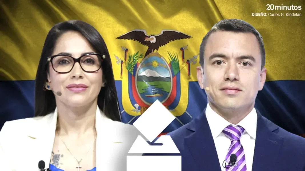 los-candidatos-presidenciales-luisa-gonzalez-y-daniel-noboa